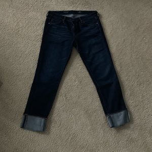 AG jeans “Stevie straight leg cuff”